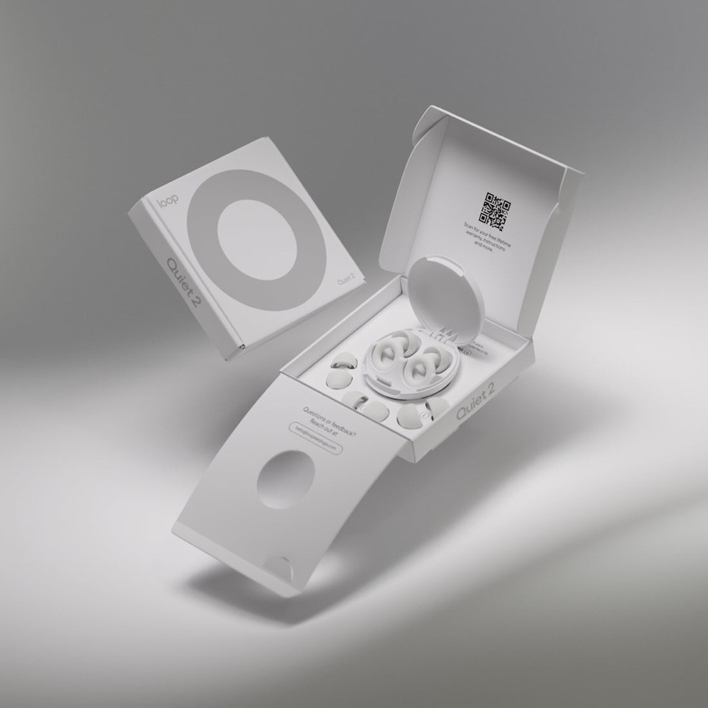🆕 Loop Earplugs | Quiet 2 in White